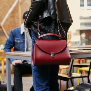 Cambridge satchel poppy crossbody ox blood